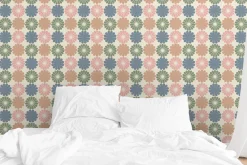 Pastel Geometric Flowers