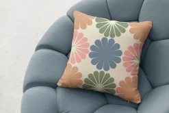 Pastel Geometric Flowers