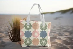 Pastel Geometric Flowers