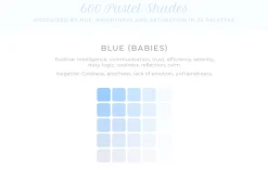 600 pastel shades color swatches