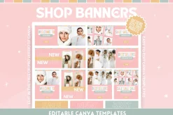 Pastel Shop Banner Templates