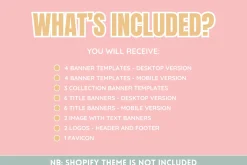 Pastel Shop Banner Templates