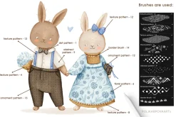 Pattern Brushes for Procreate