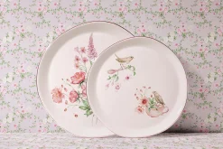 Peach peonies, roses, garden flowers
