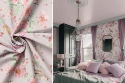 Peach peonies, roses, garden flowers