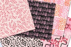 Peach Pink Coral Digital Paper