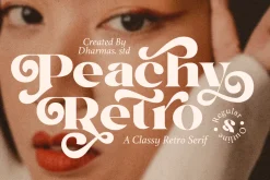 Peachy Retro - Modern Retro Serif