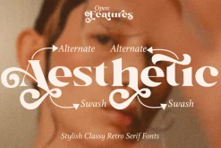 Peachy Retro - Modern Retro Serif