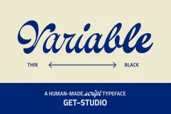 Pearlside – Variable Script Font