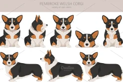 Pembroke Welsh Corgi clipart