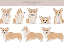 Pembroke Welsh Corgi clipart