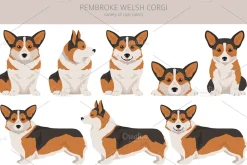 Pembroke Welsh Corgi clipart