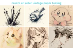 Pencil Paper Texture Brushes
