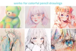 Pencil Paper Texture Brushes
