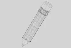 Pencil 3d model