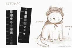 Pencils brushes & canvas Procreate