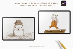 Pencils brushes & canvas Procreate