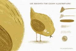 Pencils brushes & canvas Procreate