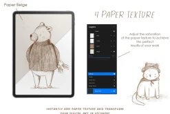 Pencils brushes & canvas Procreate