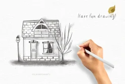Pencils brushes & canvas Procreate