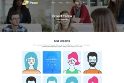 Peon - Logistic PSD Template