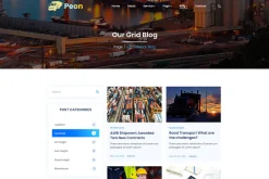 Peon - Logistic PSD Template
