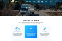 Peon - Logistic PSD Template