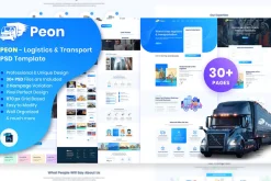 Peon - Logistic PSD Template