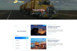 Peon - Logistic PSD Template