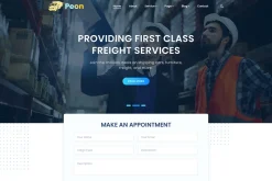 Peon - Logistic PSD Template