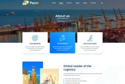 Peon - Logistic PSD Template