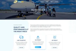 Peon - Logistic PSD Template