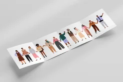 People group holding hands together
