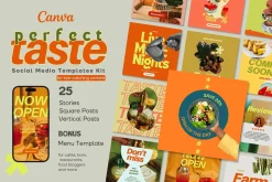 Perfect Taste Social Media Kit