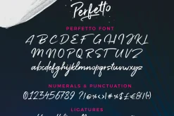 Perfetto Brush Font