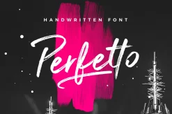 Perfetto Brush Font