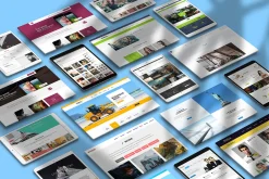 Perspective Desktop Screen Mockup 56