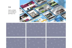 Perspective Desktop Screen Mockup 56
