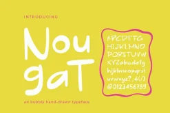 PGR Nougat - Quirky Handwritten Font