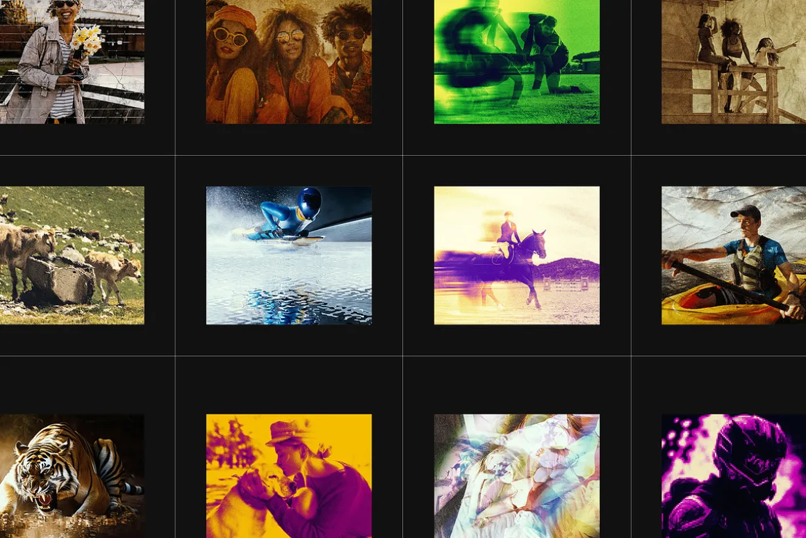12 Photo Effect Templates