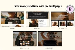 Photographer Squarespace Template