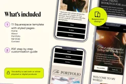 Photographer Squarespace Template