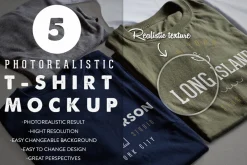 Photorealistic T-Shirt Mockup