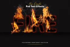 Photoshop Fire Text Effect