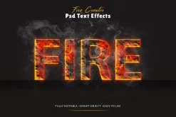 Photoshop Fire Text Effect