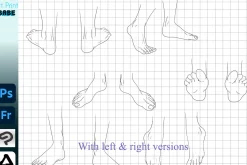 Photoshop Anime Foot Clip Studio