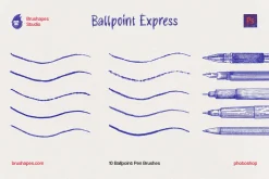 Photoshop Ballpoint Pen Brushes