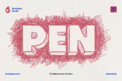 Photoshop Ballpoint Pen Brushes