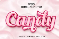 Photoshop Editable 3D Text Effect
