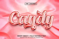 Photoshop Editable 3D Text Effect